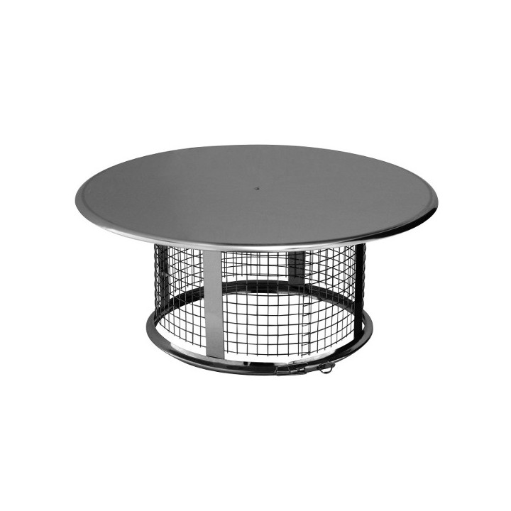 Chapeau pare-pluie anti-oiseau Therminox TZ - CPOI [- conduits isolés extérieurs - Poujoulat]