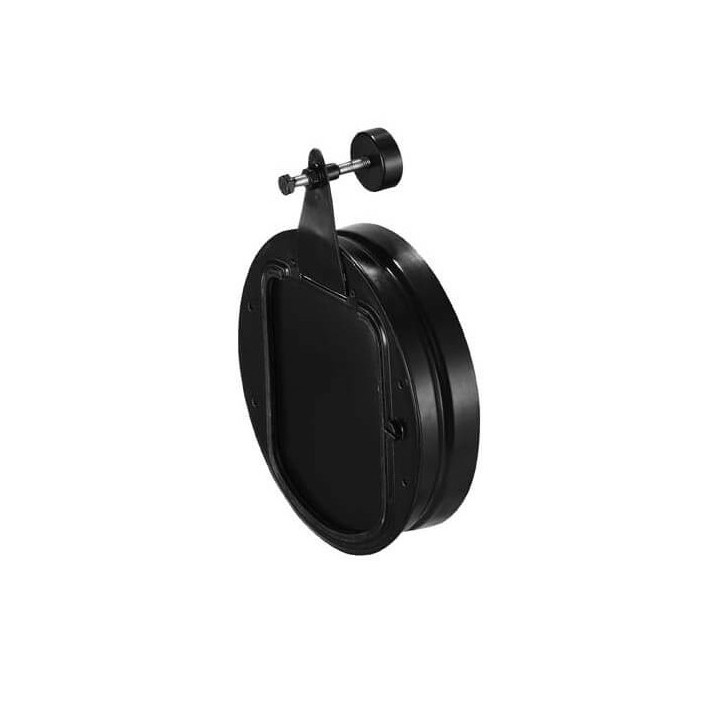 Régulateur Tech émaillé - Noir mat [- Fumisterie émaillée - Poujoulat]