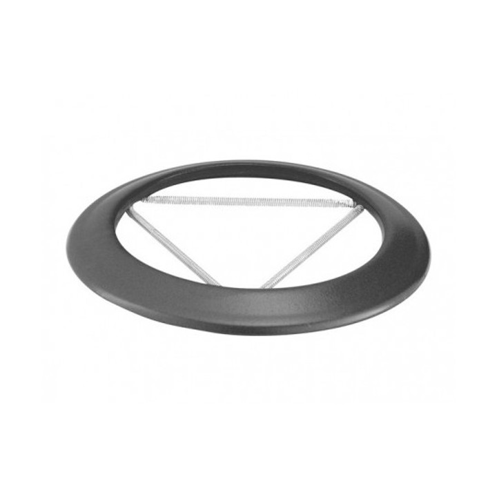 Rosace à ressorts - Gris mat [- Fumisterie émaillée - Poujoulat]