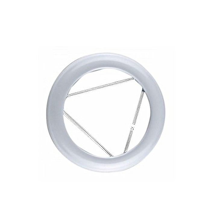 Rosace à ressorts - Blanc [- Fumisterie émaillée - Poujoulat]