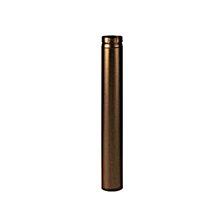 Tuyau émaillé 100 cm - Brun [- Fumisterie émaillée - Poujoulat]