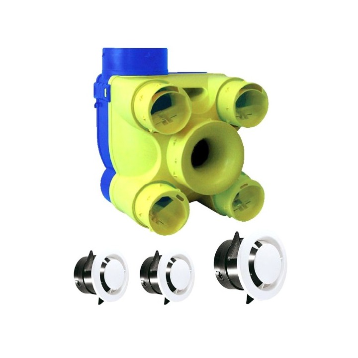 Kit VENTURIA 2 4SK-SI [- VMC Simple flux Autoreglable - Unelvent]