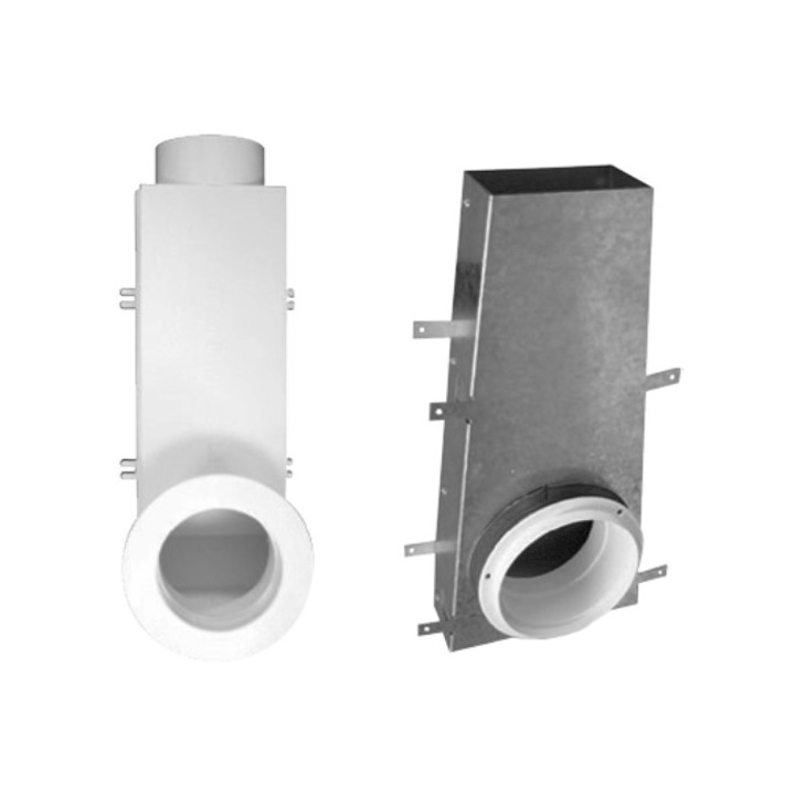 Manchette coudée Ø 80 ou 125 [- accessoire bouche de VMC simple ou double flux - S&P]