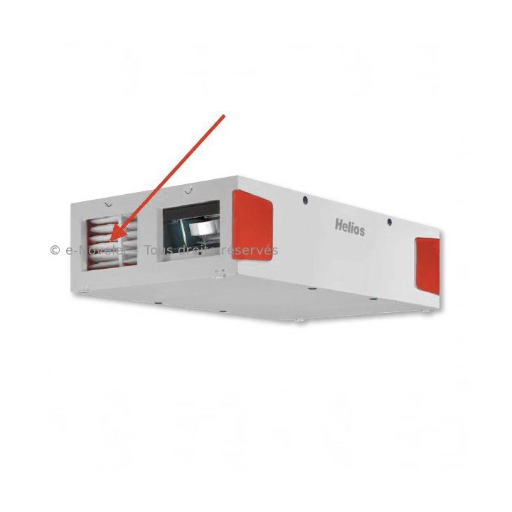 Filtres pour VMC KWL EC 700 D Pro et 700 D Pro WW [- ELF-KWL 700 D - Filtration VMC Double flux - Helios]