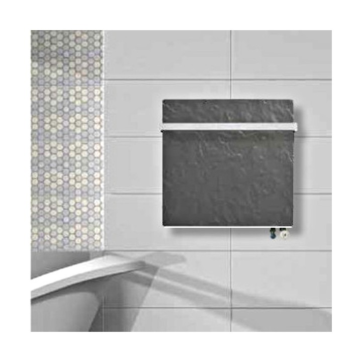 VALDEROMA Sèche-serviettes Eau Chaude H2O - NATURA NOIR [- Radiateur Minéral - chauffage central]