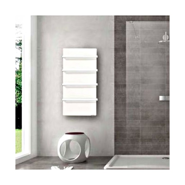 VALDEROMA Sèche-serviettes Eau Chaude H2O - BLANC QUARTZ [- Radiateur Minéral - chauffage central]