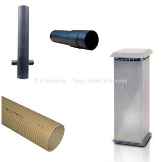 Kit Puits Canadien ATLANTIC pour VMC Ø 160 (Aldès) - Maison sans cave [- Géoventilation / Puits canadien - Atlantic]