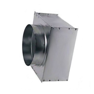 Plénum MT F3 pour grille AWA 300x300 Ø160  [- Entrée d'air VMC Double flux - Aldes]