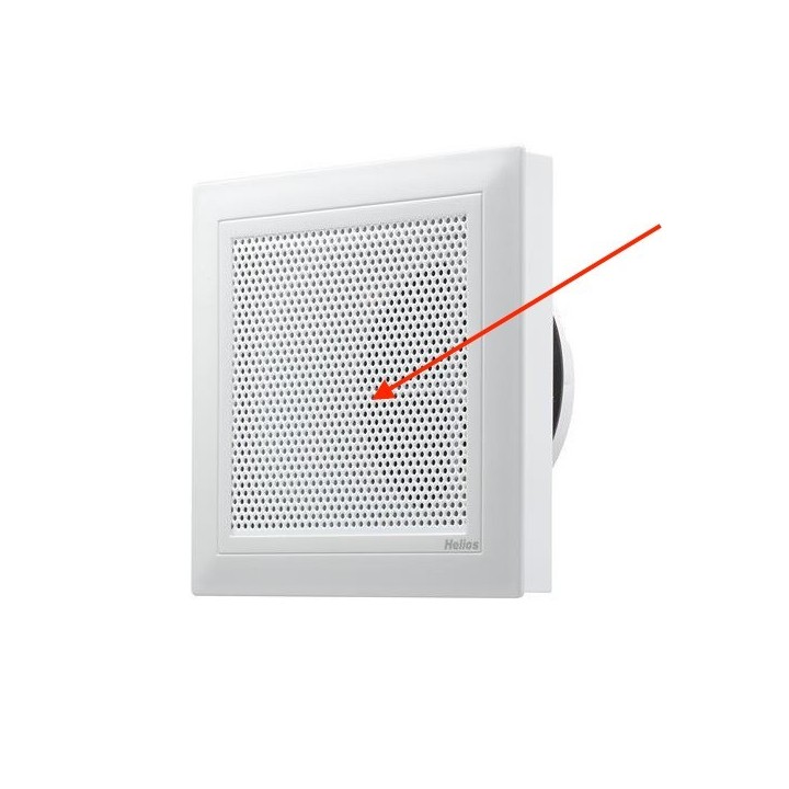 3 filtres pour Bouche d'insufflation Design Ø 100 mm (DLVZ 100) [- Bouches Réseau RenoPipe - Helios]