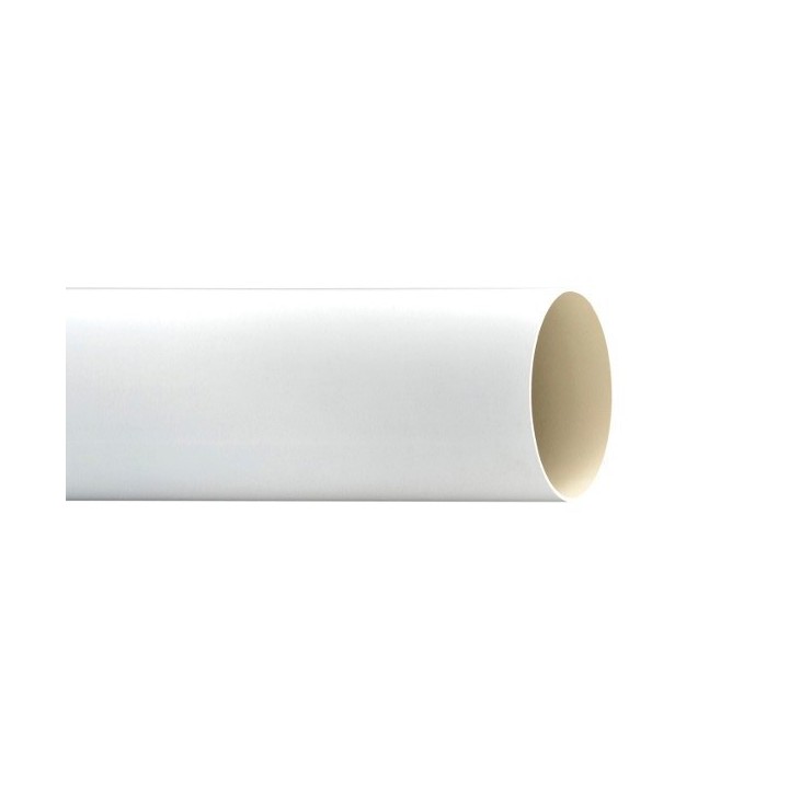 Tube circulaire long Ø 100 - longeur 1,5 m - TPC [- conduits PVC de Ventilation - Unelvent]