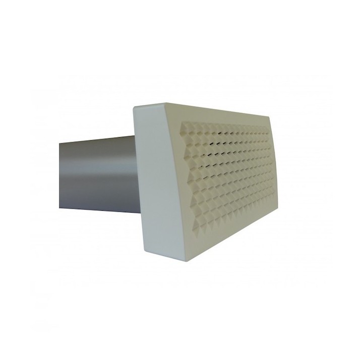 Bouche d'extraction longue portée - LongFlow [pour conduits comfotube DN 90 ou Flat 51 - Zehnder]