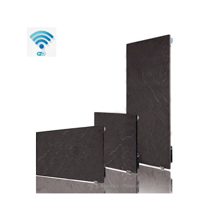 VALDEROMA Radiateur Wifi - NATURA NOIR [- Radiateur Inertie Minéral]