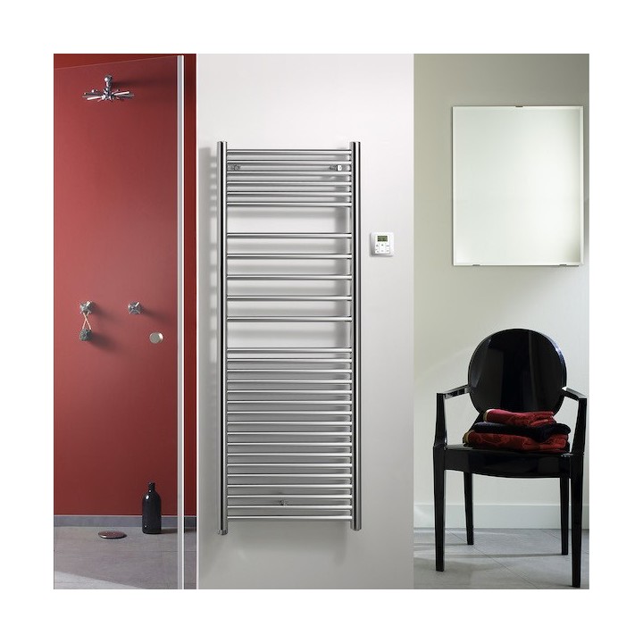 ATOLL Spa Chromé avec commande programmable [- TSLO/GF - Sèche-serviettes électrique - Acova]