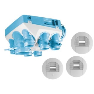 Kit OZEO ST 2 - avec bouches à piles [- Pack VMC Simple flux Hygro A/B - Unelvent]