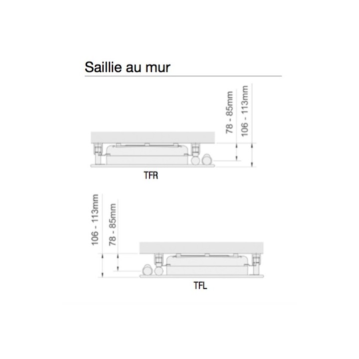 FASSANE SPA + Air - Mât à droite [- TFR-IFS - Sèche-serviettes électrique soufflant - Acova]