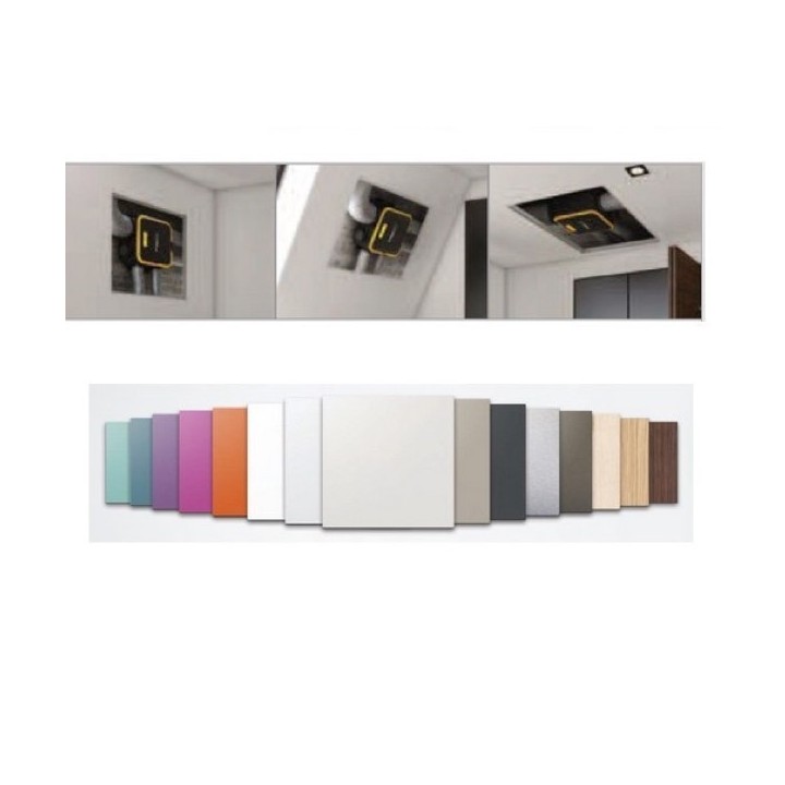 Kit VMC Easyhome PureAIR CLASSIC Compact + bouches Colorline + Entrées d'air [- VMC Simple flux à capteurs de polluants - Aldès]