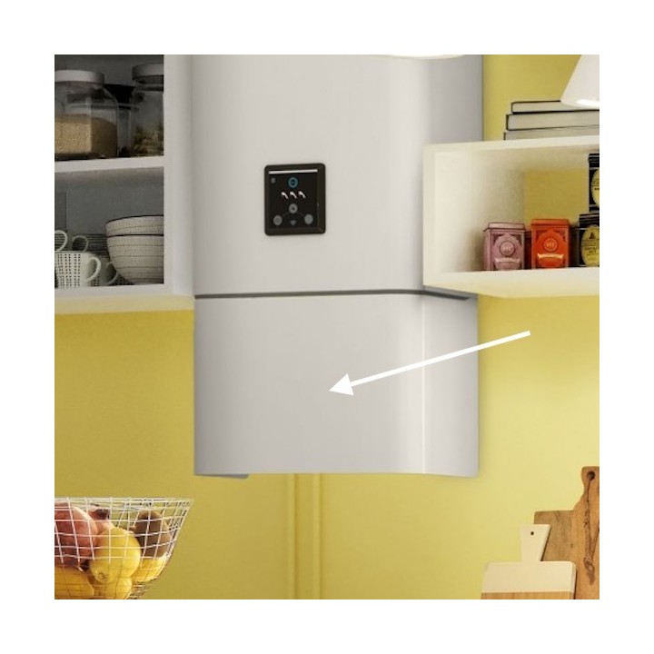 Cache-piquages pour Lineo connecté [- accessoire chauffe-eau électrique- Atlantic]