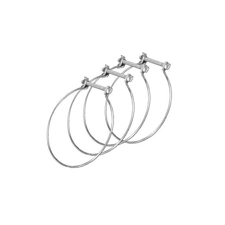 Colliers de serrage COF Ø 80, 100, 125 et 150 mm (lots de 2 ou 4 pièces) [- accessoire VMC - Unelvent]