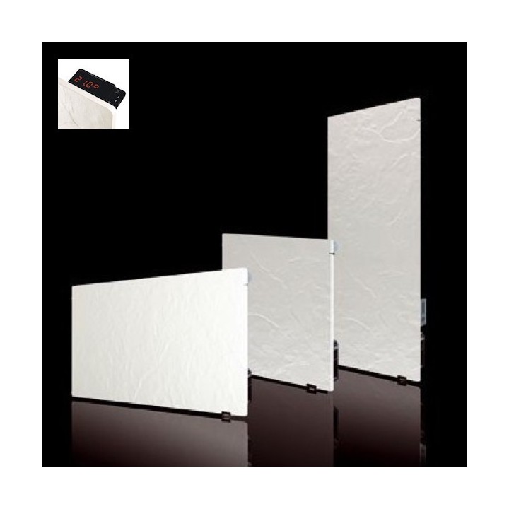 VALDEROMA Radiateur Touch Silicium - NATURA BLANC [- Radiateur Inertie Minéral]