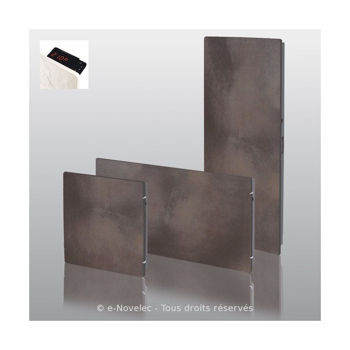 VALDEROMA Radiateur Touch Silicium - TERRE LUNAIRE [- Radiateur Inertie Minéral]