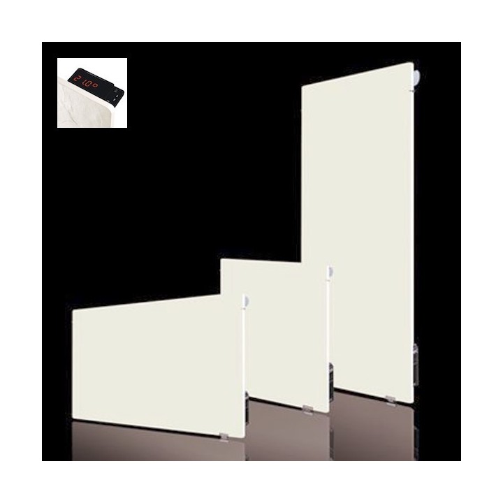 VALDEROMA Radiateur Touch Silicium - BLANC QUARTZ [- Radiateur Inertie Minéral]