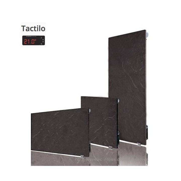 VALDEROMA Tactilo - NATURA NOIR [- Radiateur Inertie Minéral]