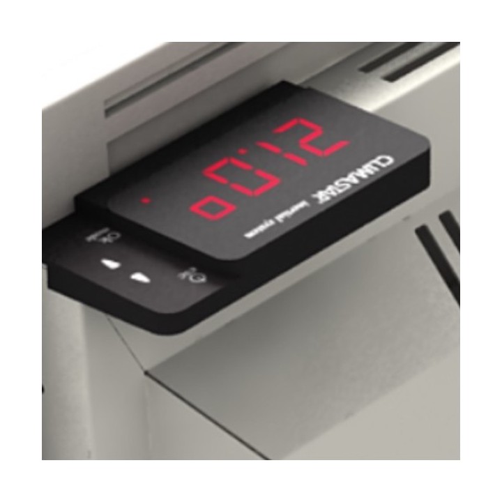 Sèche-serviettes Tactilo - BLANC QUARTZ avec barre inox [- Radiateur Inertie Minéral - VALDEROMA]