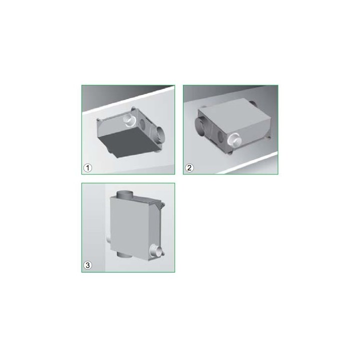 Kit VMC Platt HCS [- VMC Simple flux Hygrovariable - Vortice]