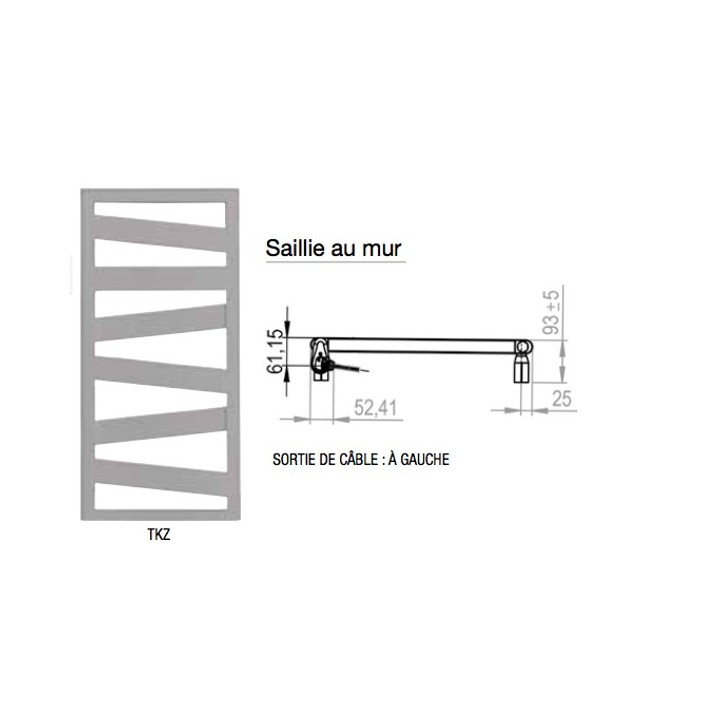 KAZEANE [- TKZ-GF - Radiateur / Sèche-serviettes électrique - Acova]