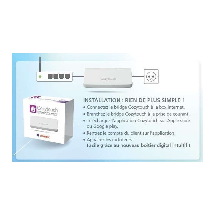 OPTIMOCOSY HR PLUS - avec sonde CO2 et Bridge Cozytouch [- VMC Double Flux Haut Rendement - Atlantic]