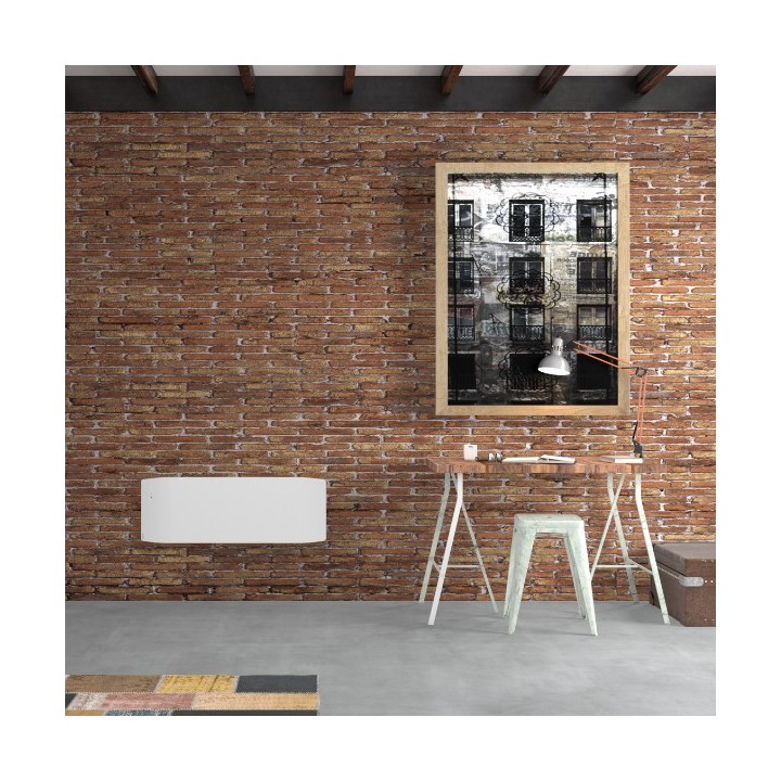 DIVALI Plinthe - Blanc Carat [- Radiateur Inertie Fonte - Atlantic]
