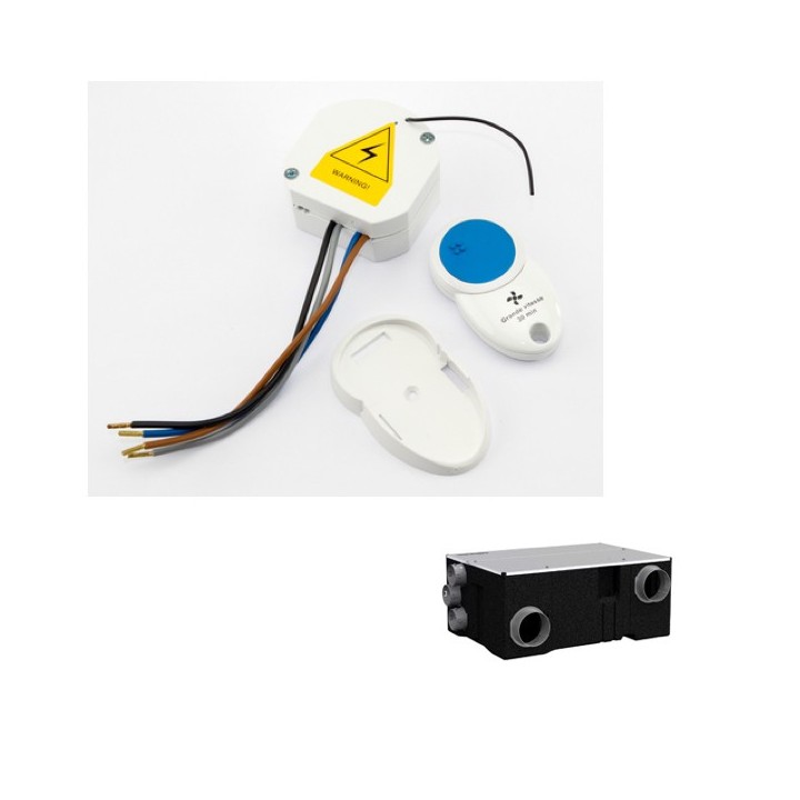 Radio-commande + Récepteur pour VMC PRIMOCOSY SRI, NEODF et EOLIX [- pièce détachée VMC - Atlantic - Ni repris ni échangé]