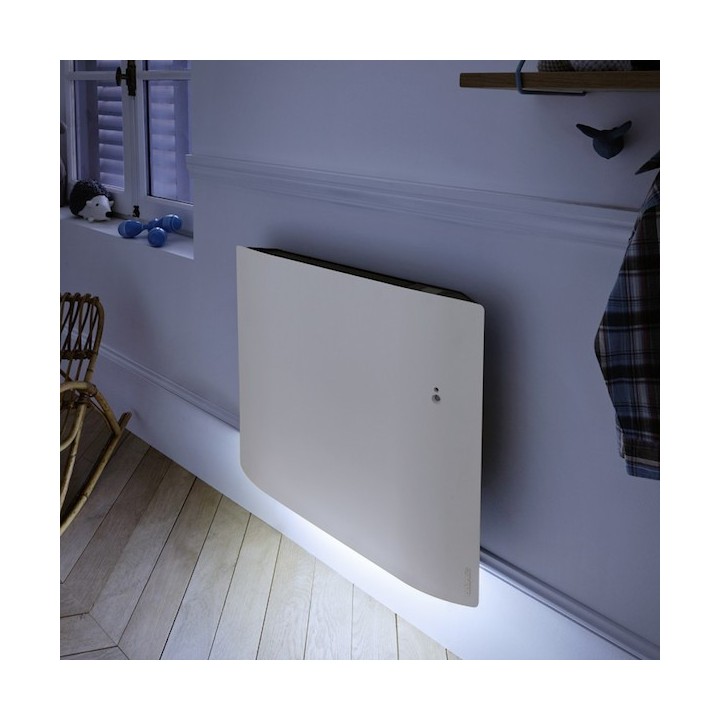 DIVALI Connecté - Horizontal - Blanc Carat [- Radiateur Inertie Fonte - Atlantic]