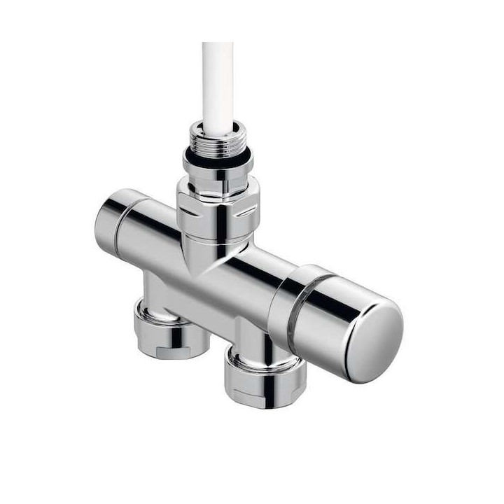 Pack robinetterie monopoint thermostatisable - Droit - Chromé [- Monotube / Bitube Entraxe 50 mm - ACOVA]