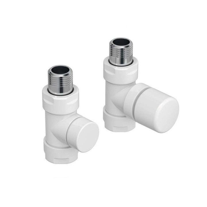 Pack robinetterie manuelle thermostatisable - Droit - Blanc [- ACOVA]