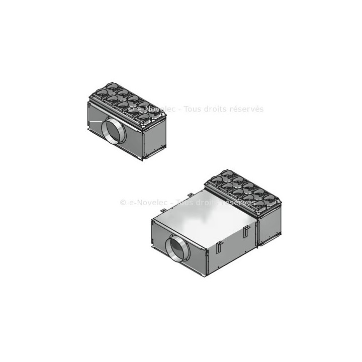 Caisson de distribution Filtrant - ComfoWell 520 [- sans plaques de raccordement - Réseau PEHD ComfoTube - Zehnder]