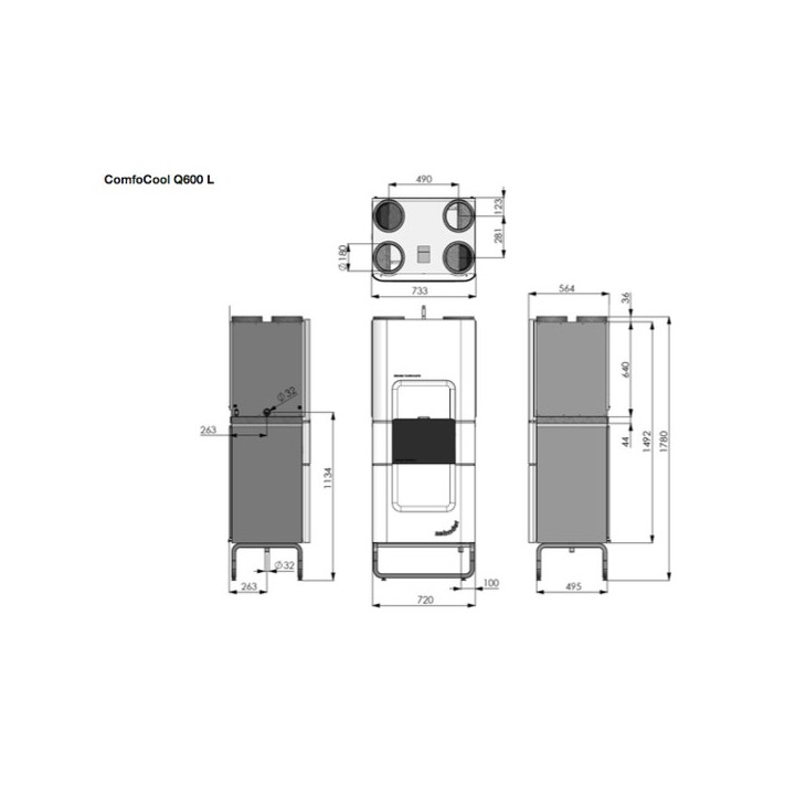 COMFOCOOL Q 600 [- Unité de rafraichissement pour ComfoAir Q - Zehnder]