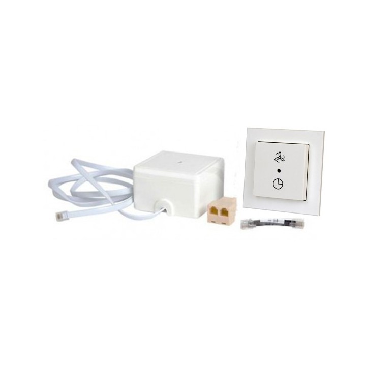 Kit sélecteur 2 positions avec indicateur de filtre RF + récepteur RF [- Accessoire VMC Double flux haut rendement - BRINK]