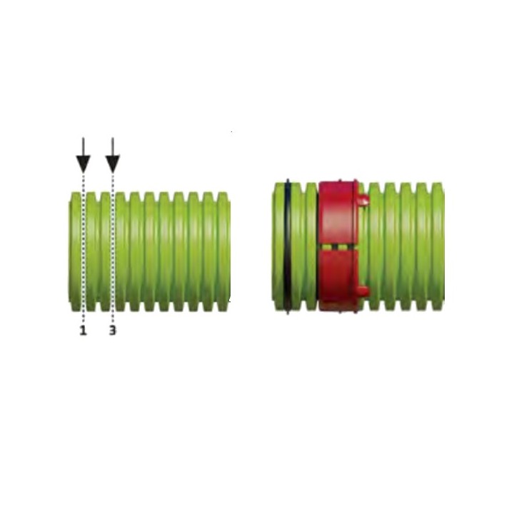 Lot de 10 clips de fixation plastique Ø 75 ou 90 [- Conduits et accessoires VMC en PEHD - Brink]