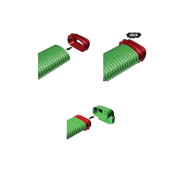 Joint PEHD 50x100 mm ou 60x130 mm [- Conduits et accessoires VMC en PEHD - Brink]