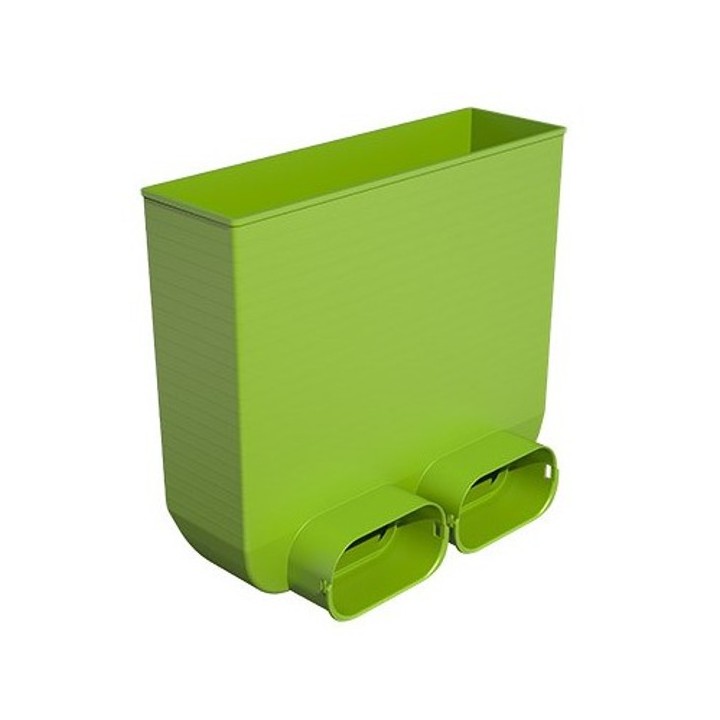 Té de raccordement pour bouche rectangulaire Design - 50x100 mm ou 60x130 mm [- Conduits et accessoires VMC en PEHD - Brink]