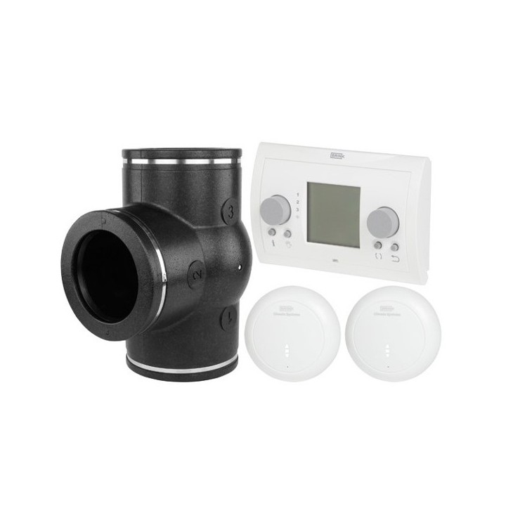 Set Ventilation par Zone CO2 avec 2 sondes CO2 pour Renovent Sky [- VMC Double flux haut rendement - BRINK]