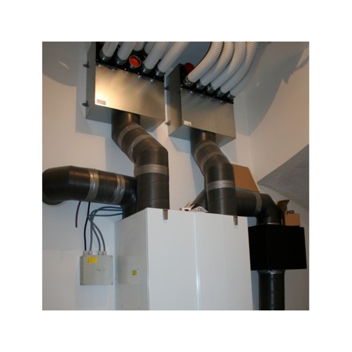 Coude 90° calorifugé - Ø 125, 160, 180 et 200 mm - Air Excellent System [- accessoire VMC double flux - Brink]