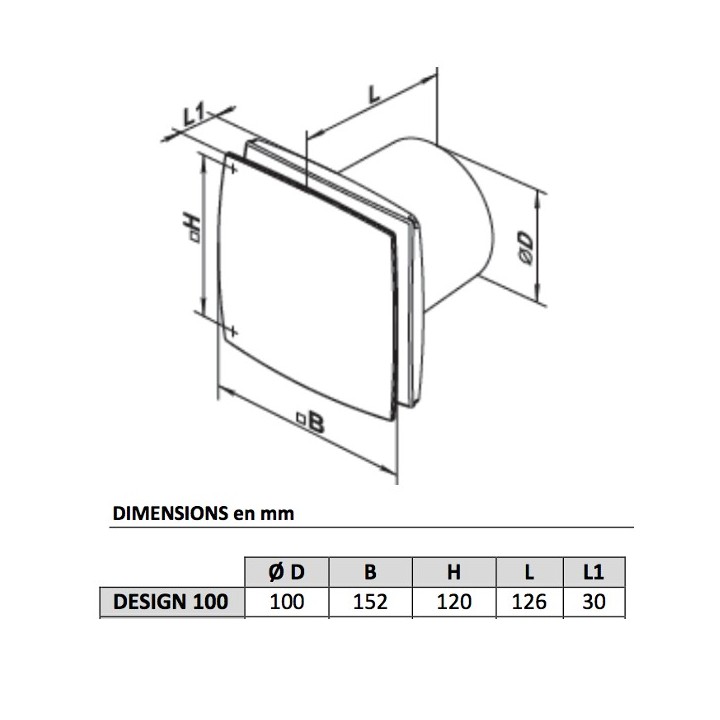 DESIGN - Aérateur basse consommation [- Extracteur d'air intermittent - Ventilation mécanique ponctuelle - BRINK - NATHER]