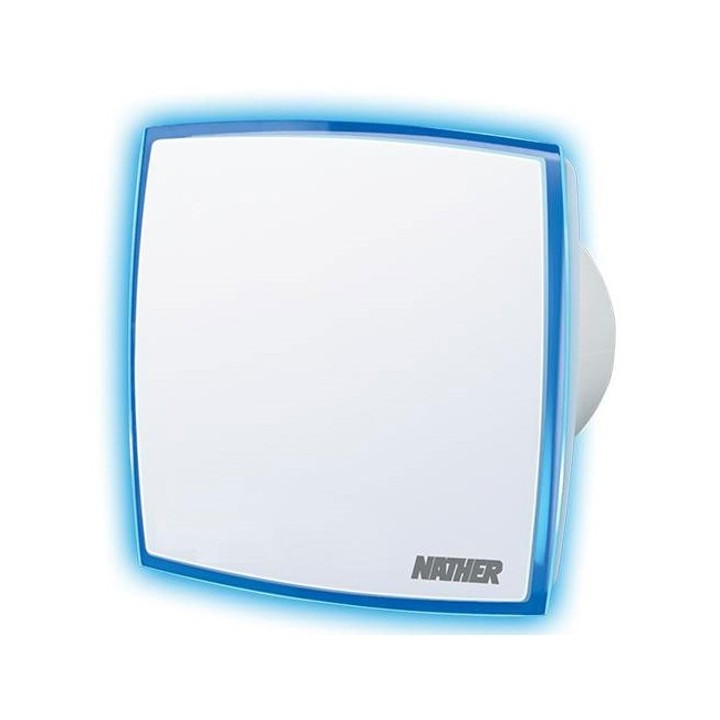 LUMIA - Aérateur à éclairage LED [- Extracteur d'air intermittent - Ventilation mécanique ponctuelle - BRINK - NATHER]