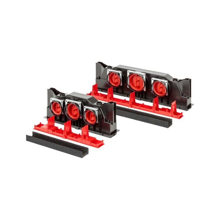 Boitier encastré pour bouche design Comfogrid LINEA - 1xØ 110 mm + 2xØ 90 mm - CSB-P 600 [- Réseau ComfoTube 90 - Zehnder]