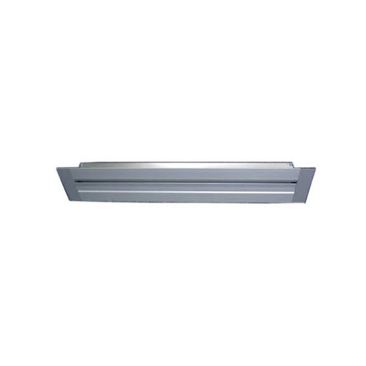 Bouche d’aération linéaire Bilamina 400 - Blanche ou Alu [- Bouches VMC réglables - Zehnder]