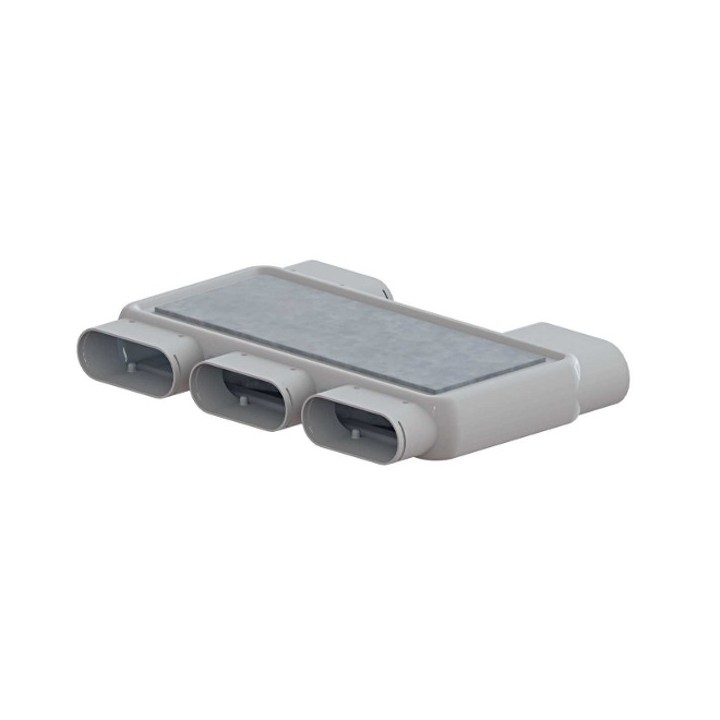 Caisson de répartition Flat 51- 4 x Flat 51 + 1 x CK300 [- Réseau PEHD Comfoflat 51- Zehnder]