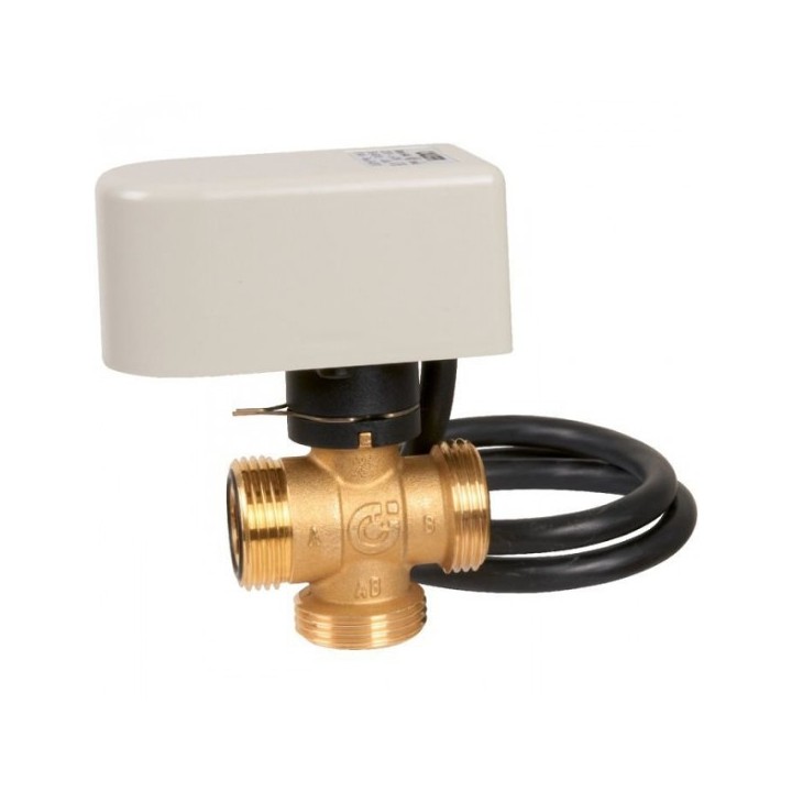 Vanne 3 voies motorisée pour batterie eau chaude [- Réchauffeur réseau VMC Double flux - Zehnder]