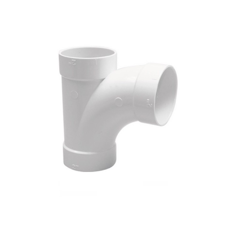 Lot de 2 Tés à 90°  Ø 51 mm [- TE R90 - Réseau Aspiration centralisée - Unelvent]